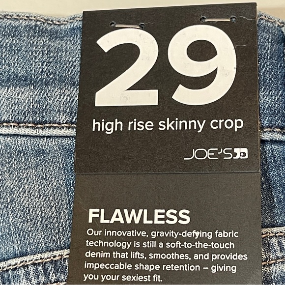 Joe's Jeans Womens  Ethel High-Rise Skinny Crop Jean, Blue 29 - Picture 9 of 9